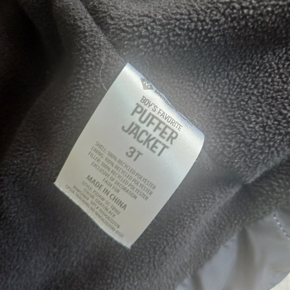 Member's Mark • Toddler Boy's Wind Resistant Faux-Fur Hood Puffer Jacket Coat - Picture 12 of 16